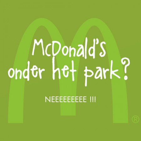 Schoorstenen McDonald's door het Dakpark???