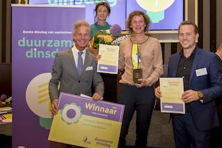 Duurzame Dinsdag winnaar VHG groenprijs Wisselbokaal